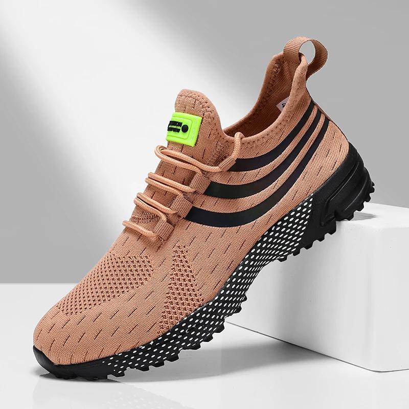 Men'S Sneakers Mesh Breathable Casual Shoes Light Soft Soled Running Shoes For Men Summer New Unisex Jogging Tenis Walking Shoes