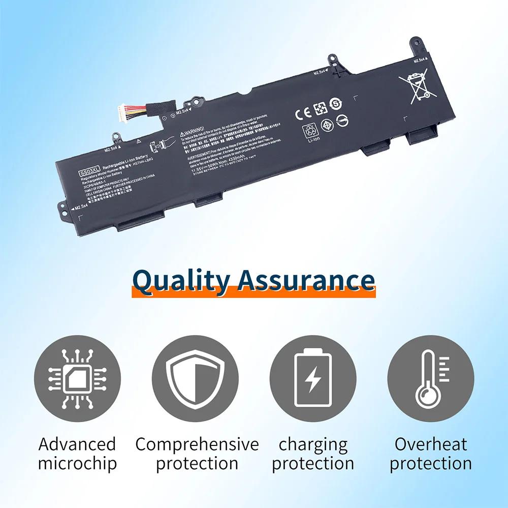 

For HP Elitebook 730 G5/735 G5/745 G5/755 G5/830 G5/840 G5 11.55V 4330mAh OEM Battery Replacement (Encode: SS03XL) (Without Logo) A