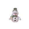 Green Christmas Glowing Snowman Doll Knitted Snowman Doll Plush Toys  Xmas Home Decor