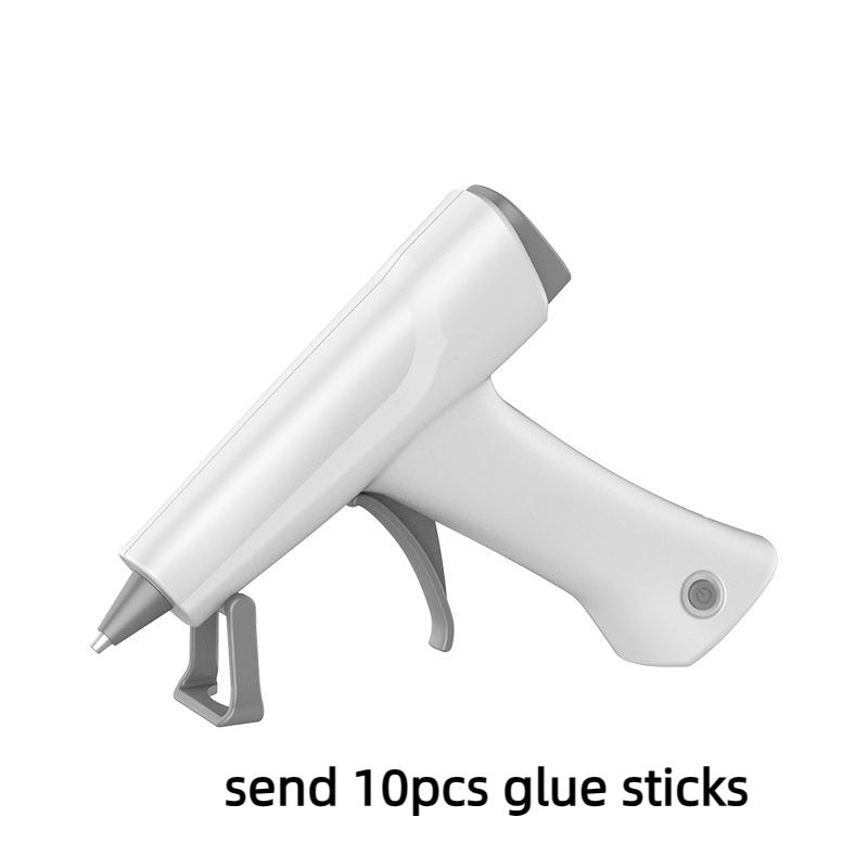 20W Mini wiederaufladbare Typ kabellose Heißschmelzklebepistole Haushalts-Industriepistolen Handwerkzeuge DIY Kunst Zuhause Schnelle Reparaturen Handwerk