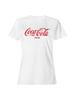 Oficjalnie licencjonowany damski T-shirt Coca Cola z Distortion Grunge Art