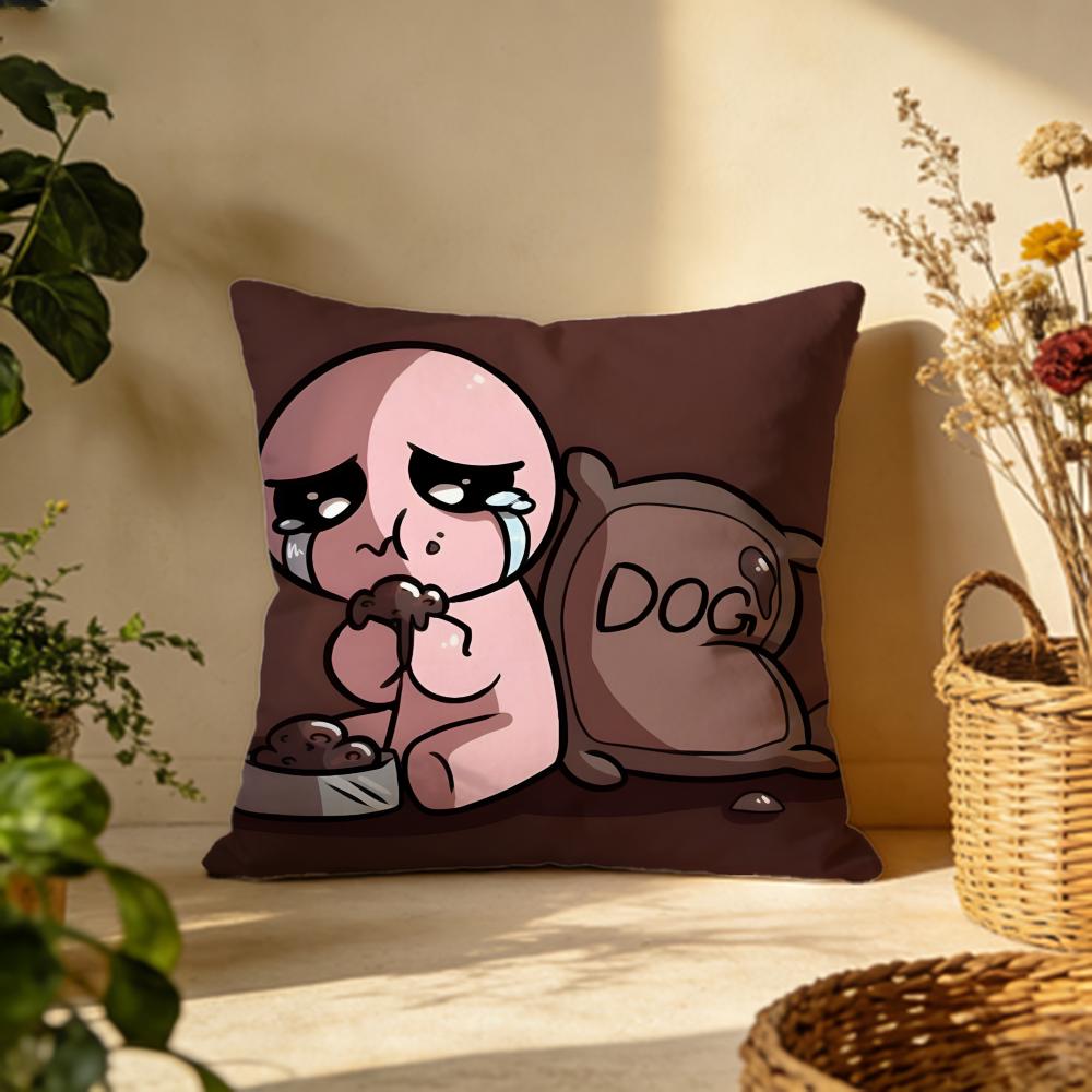 

Stylish Tthe Binding of Isaacw Cushion Cover Versatile DoubleSided Pillow Case Fit for Sofa Bed Car Daily Decor 30X30cm