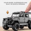 1/24 Scale Mini Auto Simulation BENZ Adenture G550 SUV 4x4 Diecast Toy Vehicles with Sound and Light, Gift for Boys