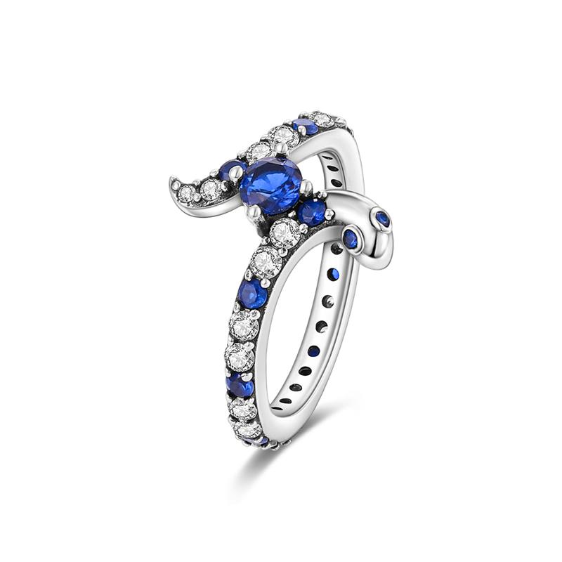 Finger Rings for Women 925 Silver Zircon Crystal Stackable Geometric Ring Wedding Jewelry Engagement Rings