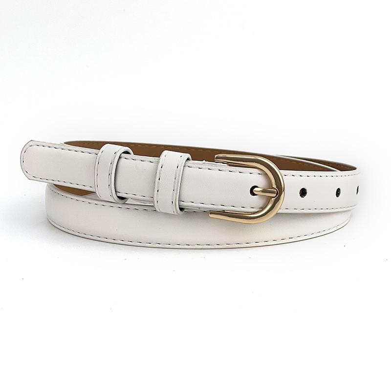 Leather Belt Vintage Women Versatile Decorative Waistband Casual Strap Jeans