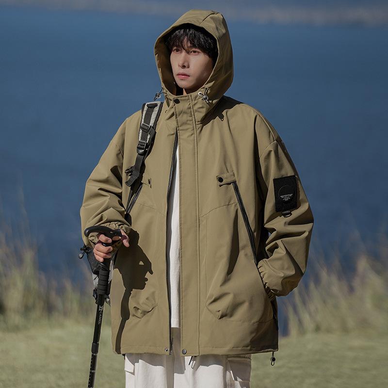 American Soft Shell Jacket Men's Spring and Autumn Outdoor Windproof Work Jacket