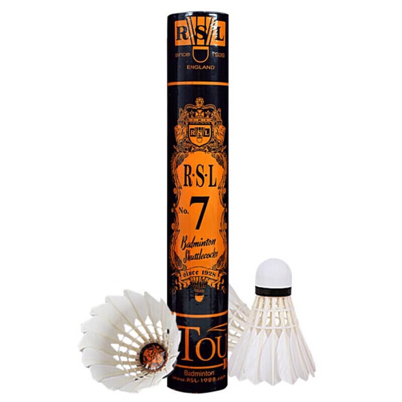 RSL Professional Duck Feather Badminton Shuttlecocks 12-Pack