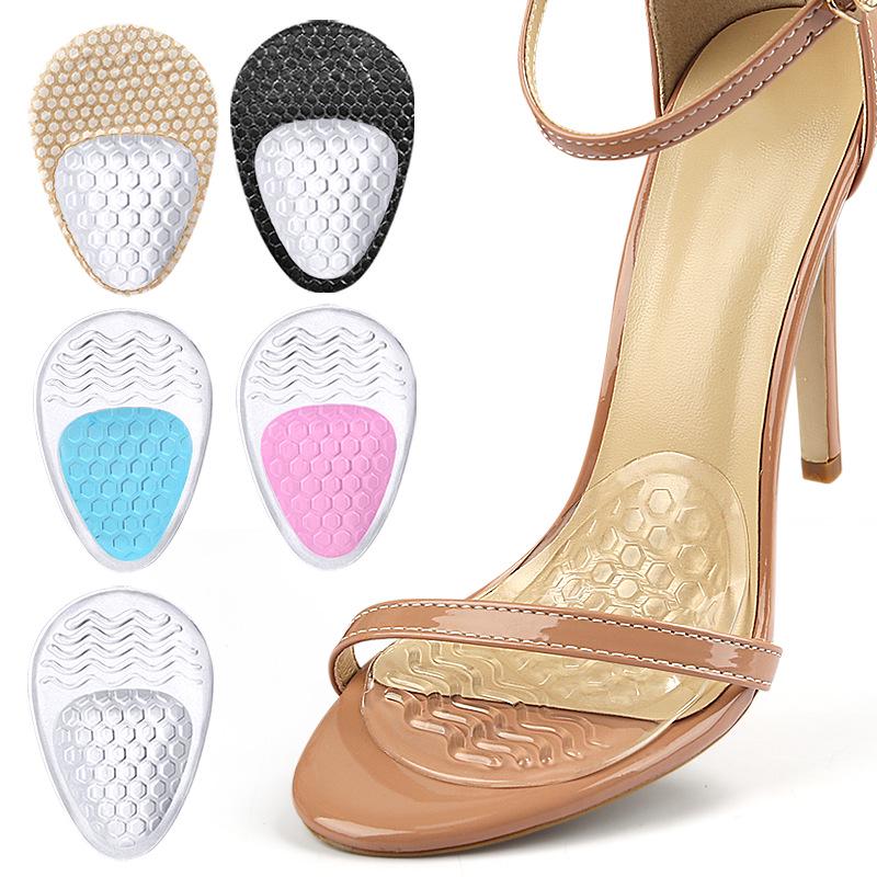 Soft GEL Forefoot Pads: Honeycomb, Shock-Absorbing, Anti-Slip Insoles for High Heels