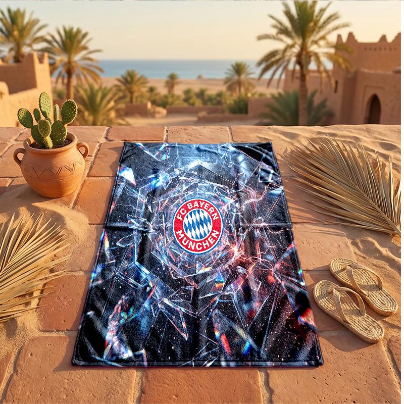 Bayern Munich Print Microfiber Beach Towel Quick Dry Absorbent Large Towel For Beach Swimming Travel
