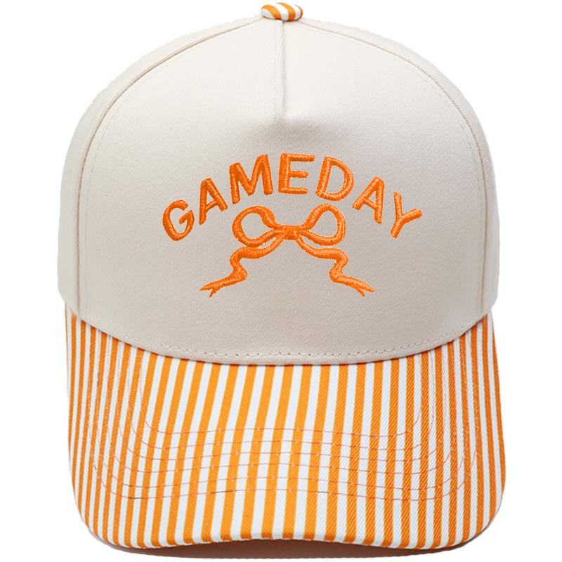 GAMEDAY Truck driver hat three-dimensional embroidery retro color matching baseball cap European and American men's and women's casual hat