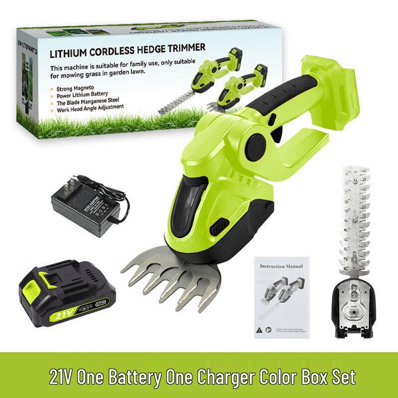 

21V Cordless Electric Hedge Trimmer CN plug (adapter included)