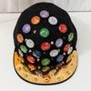 JYL TS DIY Rivet Baseball Cap Personality Decor Hip Hop Cap Cotton Fabric