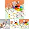 Wooden Montessori Addition And Subtraction Math Toy With Bead Matching For Early Learning