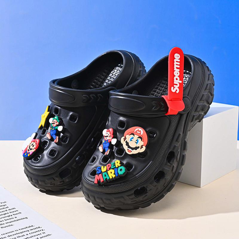 Summer Kids Cartoon Eva Clogs For Boys And Girls Breathable Non-slip Beach Shoes In Various Colors And Sizes For Outdoor Fun