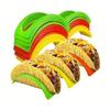 6/12 Pcs Tacos Holder Stand Mexicans Pancake Rack Plastic Food Pallet Holder Kitchen Tool Food Holder Organizer Durable