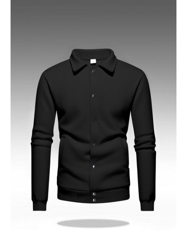 2025 Herren Schwere Lapel Mehrknopf Mode Hoodie Jacke für Herbst/Winter