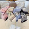 Black Pink Blue Two Big Bow Knot Hairbands Hairpin for Women Girls Hair Accessories Hair Band Ties Headbands Headdress