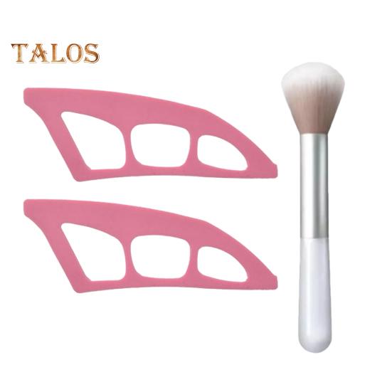 1/2/3/4Pcs Silicone Eyeshadow Stencil Tool Reusable Beginner Eyeshadow Assistant Guide Helper Shaper Mapping Template Women Quick Eye Makeup Tools