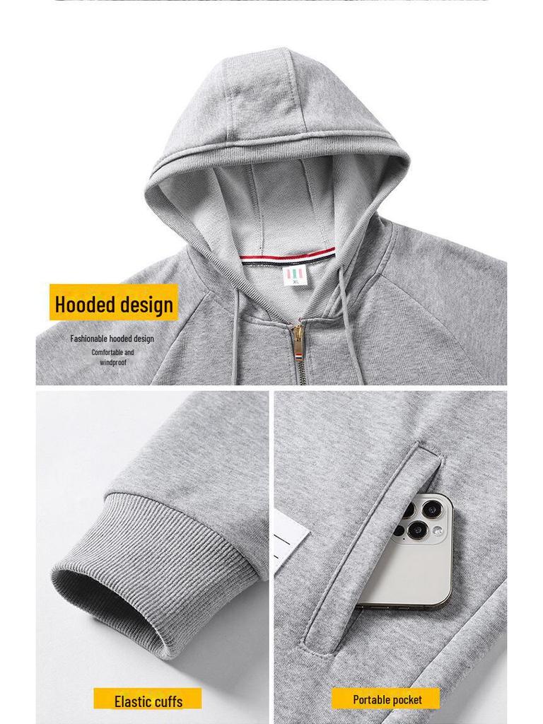 THOM BRIELLE Plus Velvet Four-Bar Sweater: Thick, Warm, Trendy Casual Jacket