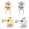 Acessórios Wish Série Médica Odontológica Broche Emblema de Helicóptero Acessórios para Bolsa