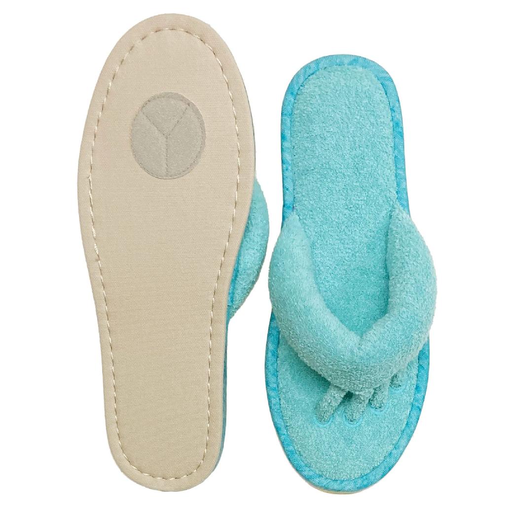 Senko Hanao Lupo Size Turquoise 43381 S.D.S Five-Toe Slippers, M, Approx. 24cm, Blue,