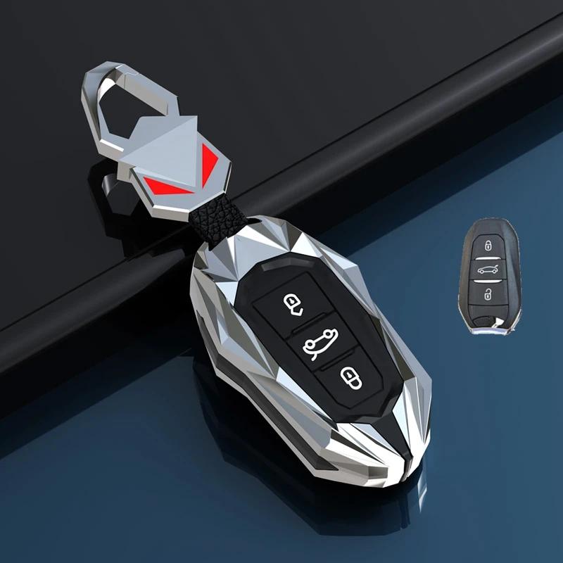 Car Key Case Cover Holder For Peugeot 301 208 3008 5008 408 2008 308 508 2013 2014      Car Styling