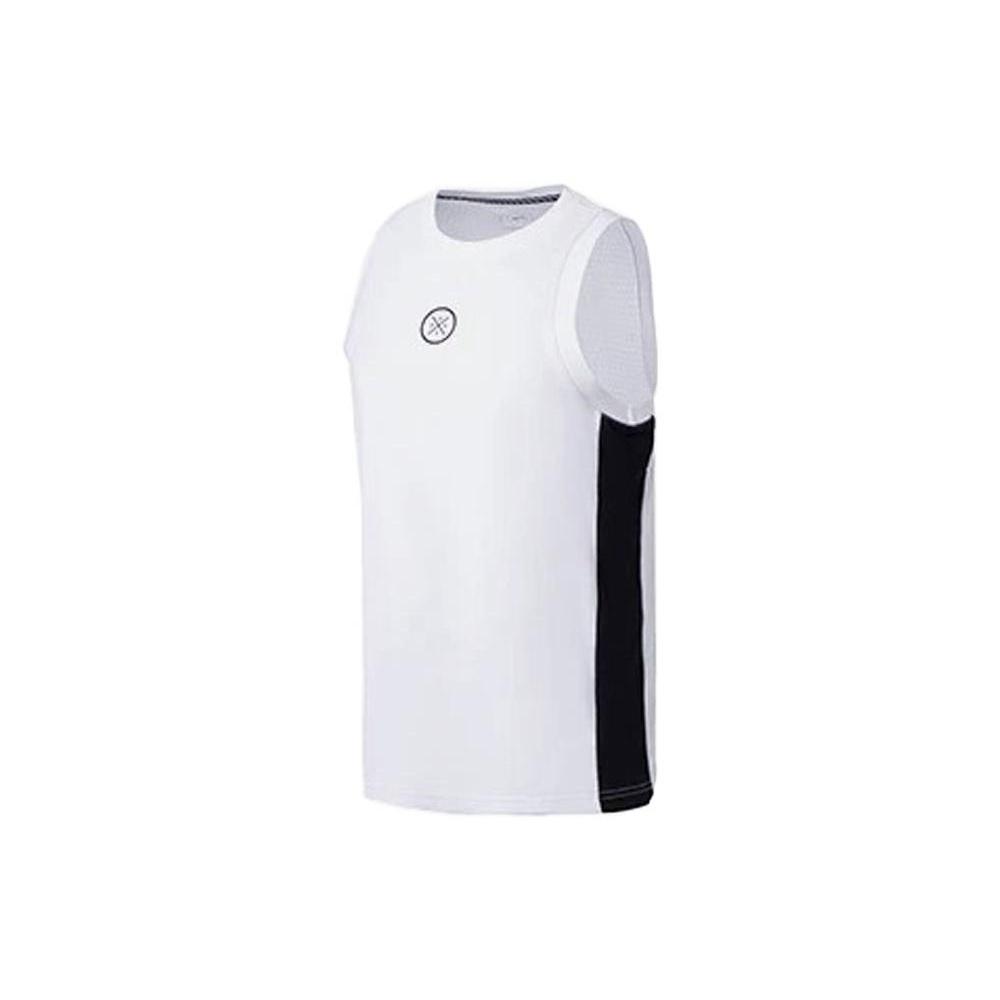 Li-Ning Way Of Wade Logo Basketball Jersey  White Black  Men s AAYS041-6 M