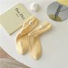 Women Socks Long New High Quality Candy Color Crew Socks Japanese Fashion Breathable Fresh Colorful Socks Middle Tube