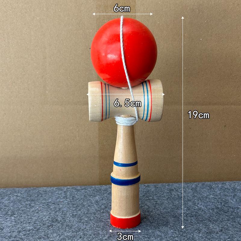 Wooden Kendama Skill Ball, DIY Educational Toy for Kids to Improve Hand-Eye Coordination