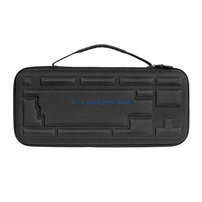 EVA Keyboard Case Durability For 84 Keyboards With Ergonomic Handle And Zippered Meshed Pocket For Accessories