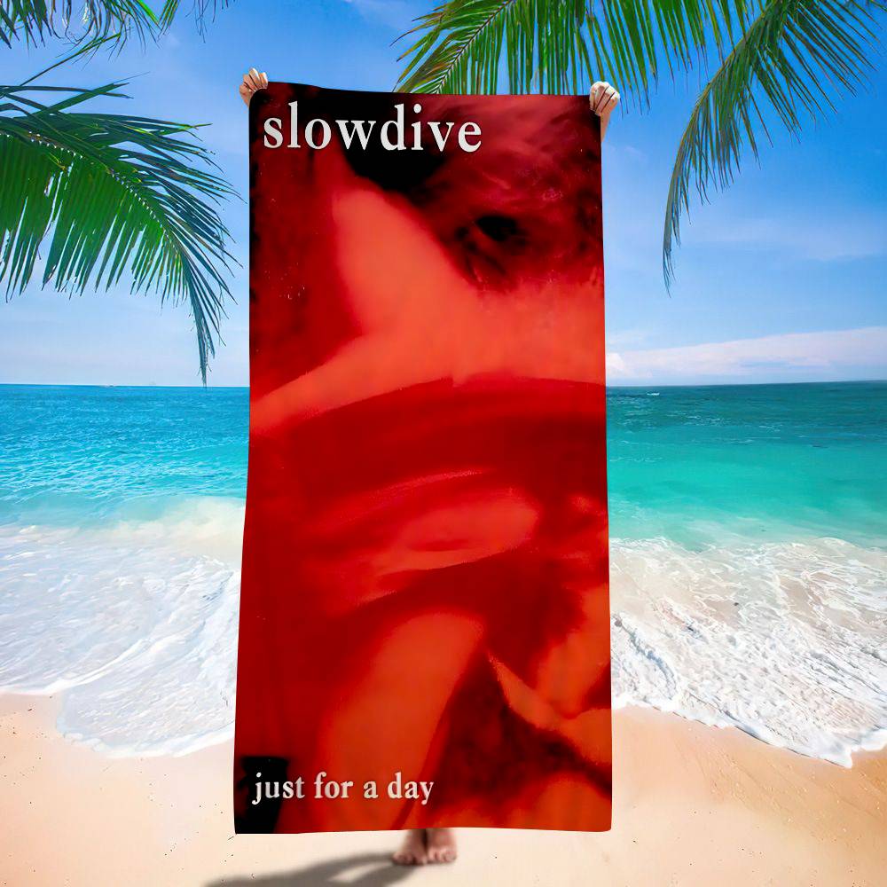 Slowdive Сувлаки Аниме Пляжное Полотенце для Купания Мягкое Впитывающее Мочалка Детские Подарки для Детей Путешествия Кемпинг Спортзал 30x30cm