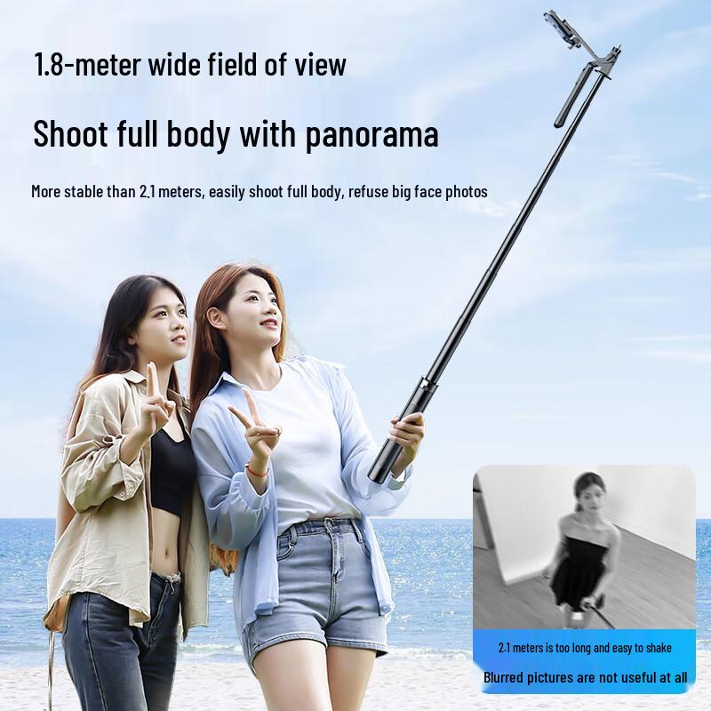 Extendable Selfie Stick Tripod with Bluetooth Remote