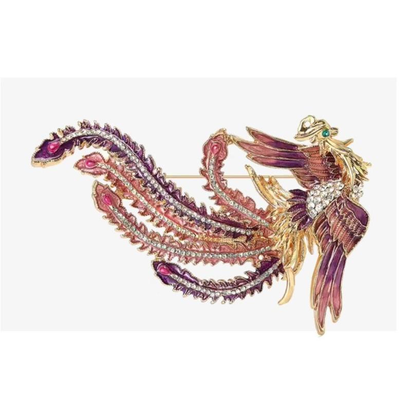 New Alloy Brooch High-end Niche Women's Peony High-end Pin Coat Suit High-end Versatile Brooch