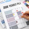 2026 Wall Hanging Calendar Annual Planner To Do List Schedule Calendar Planner Sheet Creative Schedule Planner Office Supplies