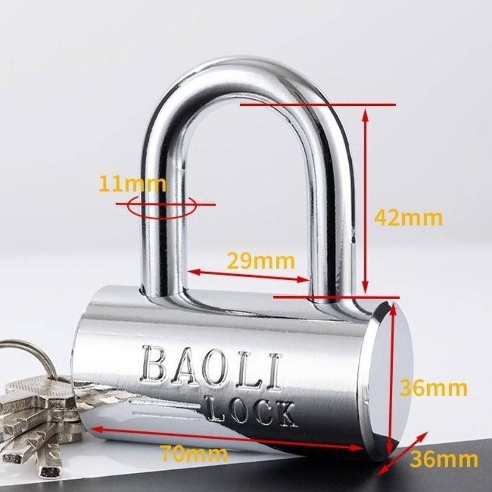 Waterproof Security Lock Metal Anti-theft Padlock  Outdoor Gym Dormitory Cabinet Door