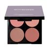 Four-Color Multi-Use Nude Blush Palette: Natural Rouge, Bronzer, Contour & Eyeshadow with Cream Texture