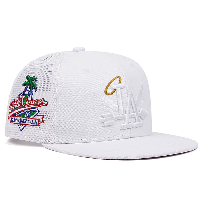 New Letter Wing Pattern Side Coconut Tree Embroidery Fashion High Quality Snapback Men's Versatile Casual Baseball Hat