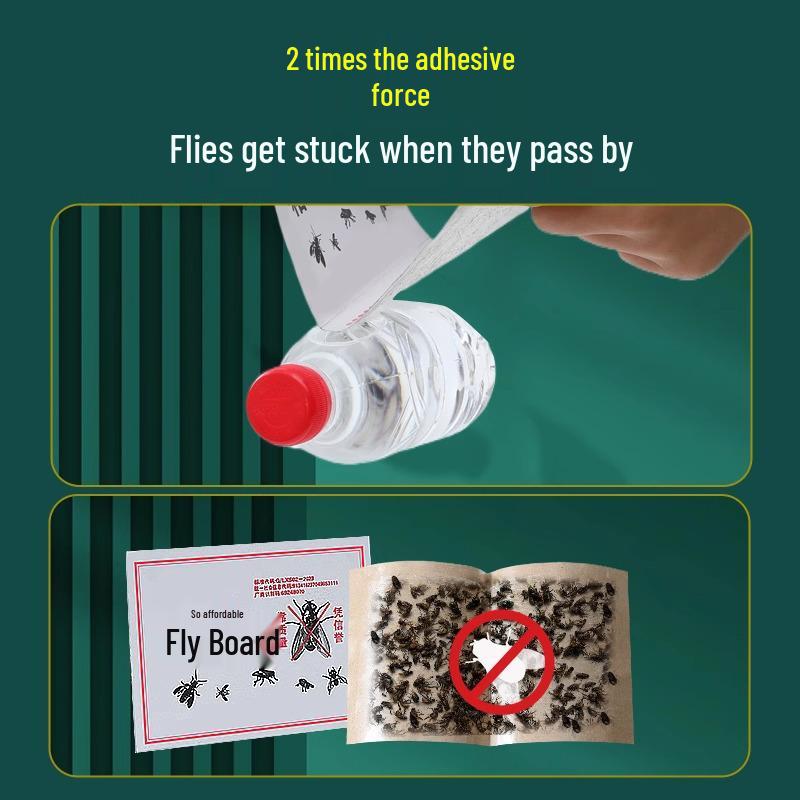 Strong Sticky Fly Paper & Mosquito Killer Board - One Sweep Household Insect Catcher