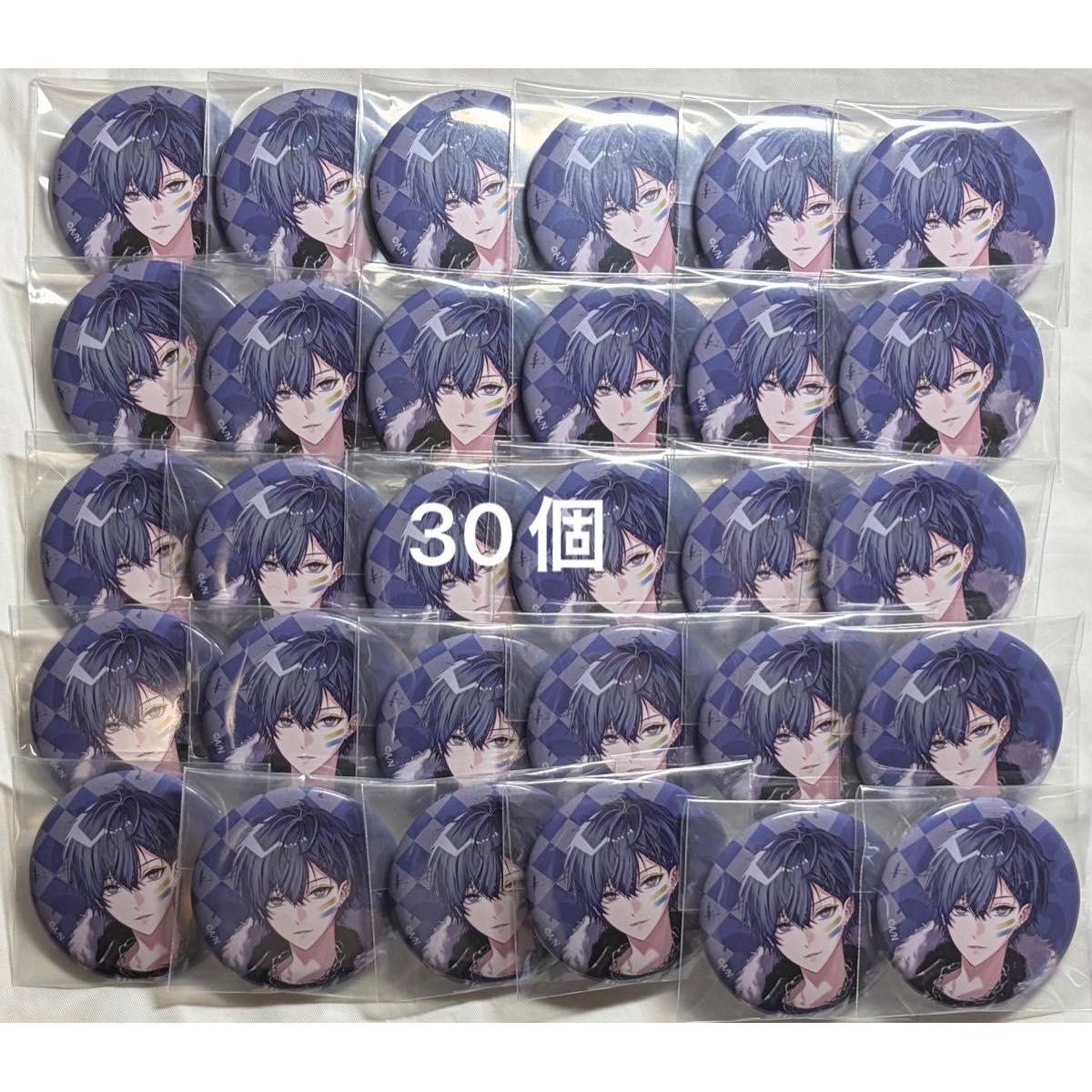 Used Nijisanji Dytica Eye Shadow Can Badge Row Koyanagi