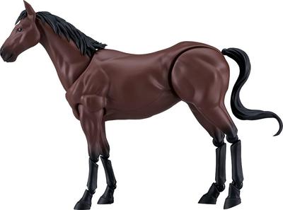 Max Factory Figma Wild Horse Plastic Painted Movable Figure [Brown] Non-scale