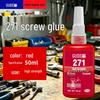 Anaerobic Threadlocker Adhesive 50ml - Screw Anti-Loosening for Fastening (Models 242, 243, 263, 271, 272, 277)