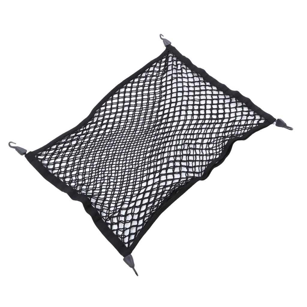 Car Nylon Elastic Mesh 4 Hook Rear Trunk Cargo Storage Net Holder Replacement for Tesla Model X 2015 To 2023