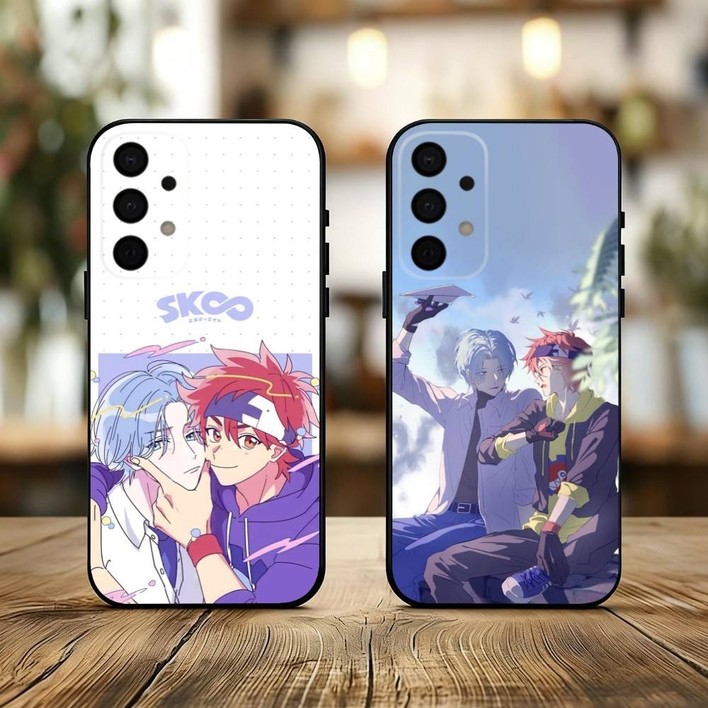 SK8 The Infinity L-Langa R-Reki Phone Case For Samsung Galaxy A73,A72,A71,A70,A53,A52,A51,Soft Silicone Black Cover