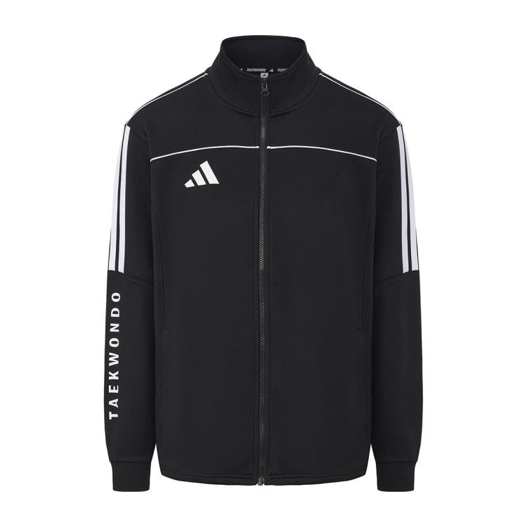 adidas Taekwondo Training Stand-Up Collar Jacket Black TR40TK-BW S