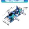 Low Pass Filter Bass Subwoofer Pre-AMP Amplifier Board Featuring NE5532 Chip And Adjustable Tone For Amplifiers