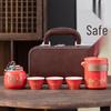 Minimalist Ceramic Travel Tea Set