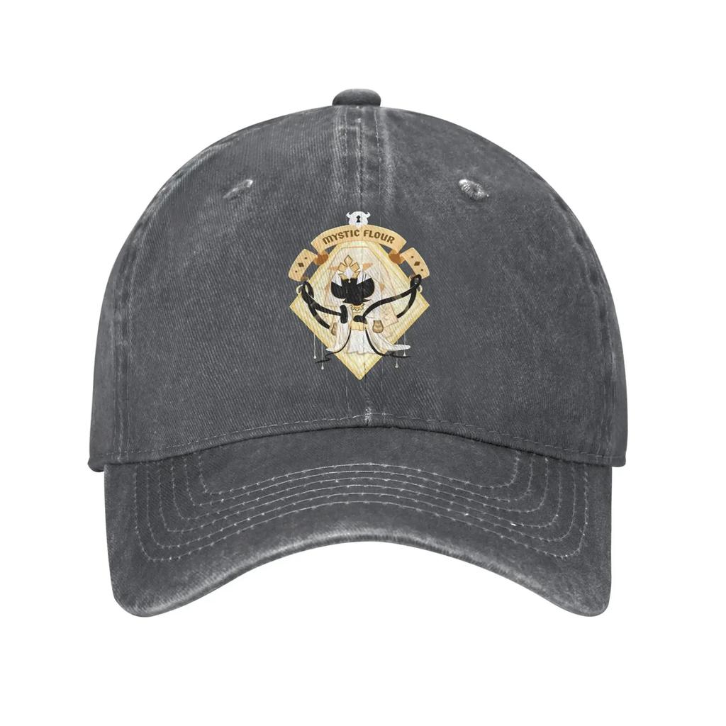 Cookie Run Kingdom Mystic Flour Cookie Baseball Cap Fashion Distressed Washed Runner Game Sun Cap Unisex Outdoor Adjustable Hats