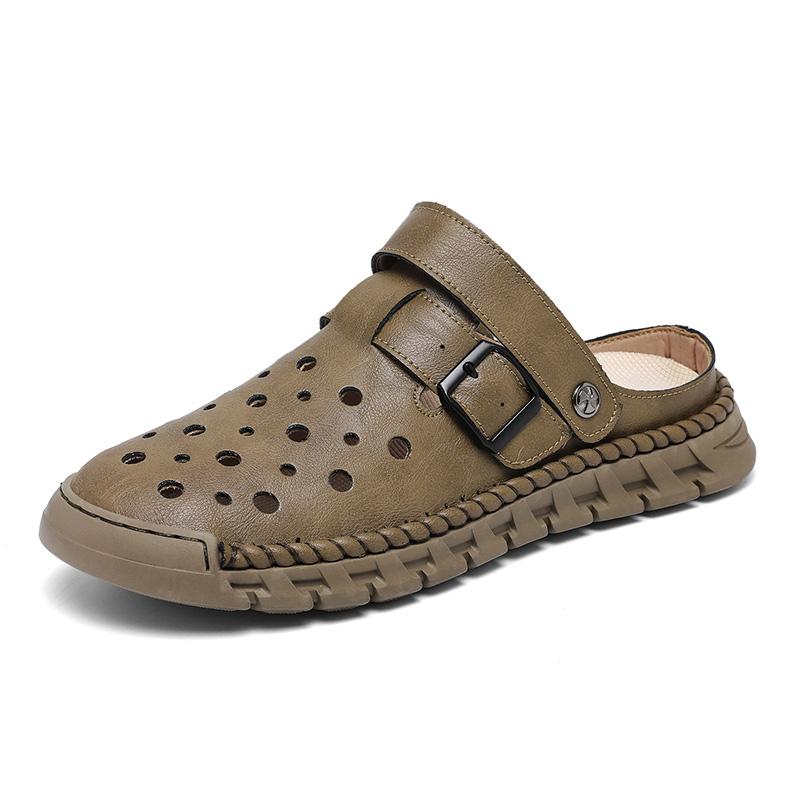 Fashion Summer Hollow Shoes Fashion Breathable Mens Sandals Outdoor Beach Sandals Breathable Men Casual Shoes Comfort Male Sneakers