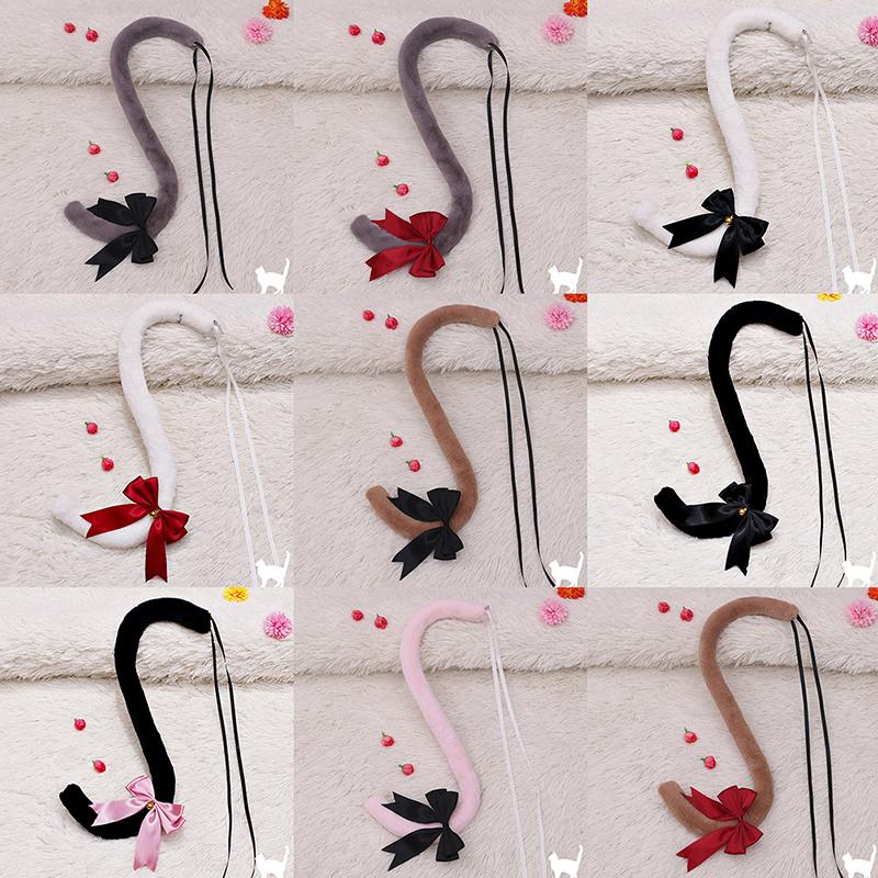 Cosplay Cat Tail Kitten Tail Show Anime Cat Ears Maid Cute Anime Accessories Halloween Party Costume Props Cat Tail Cosplay