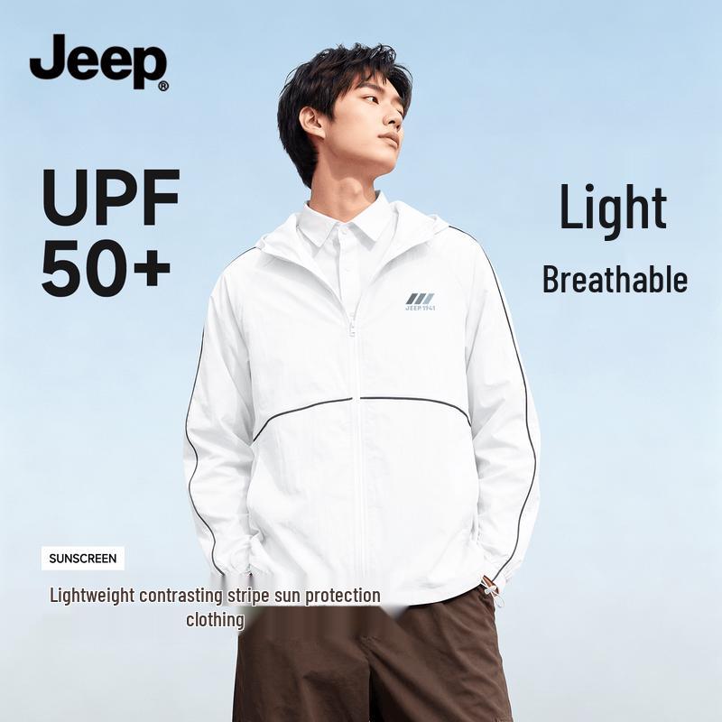 JEEP Men s Summer UV Protection Hooded Jacket 3XL